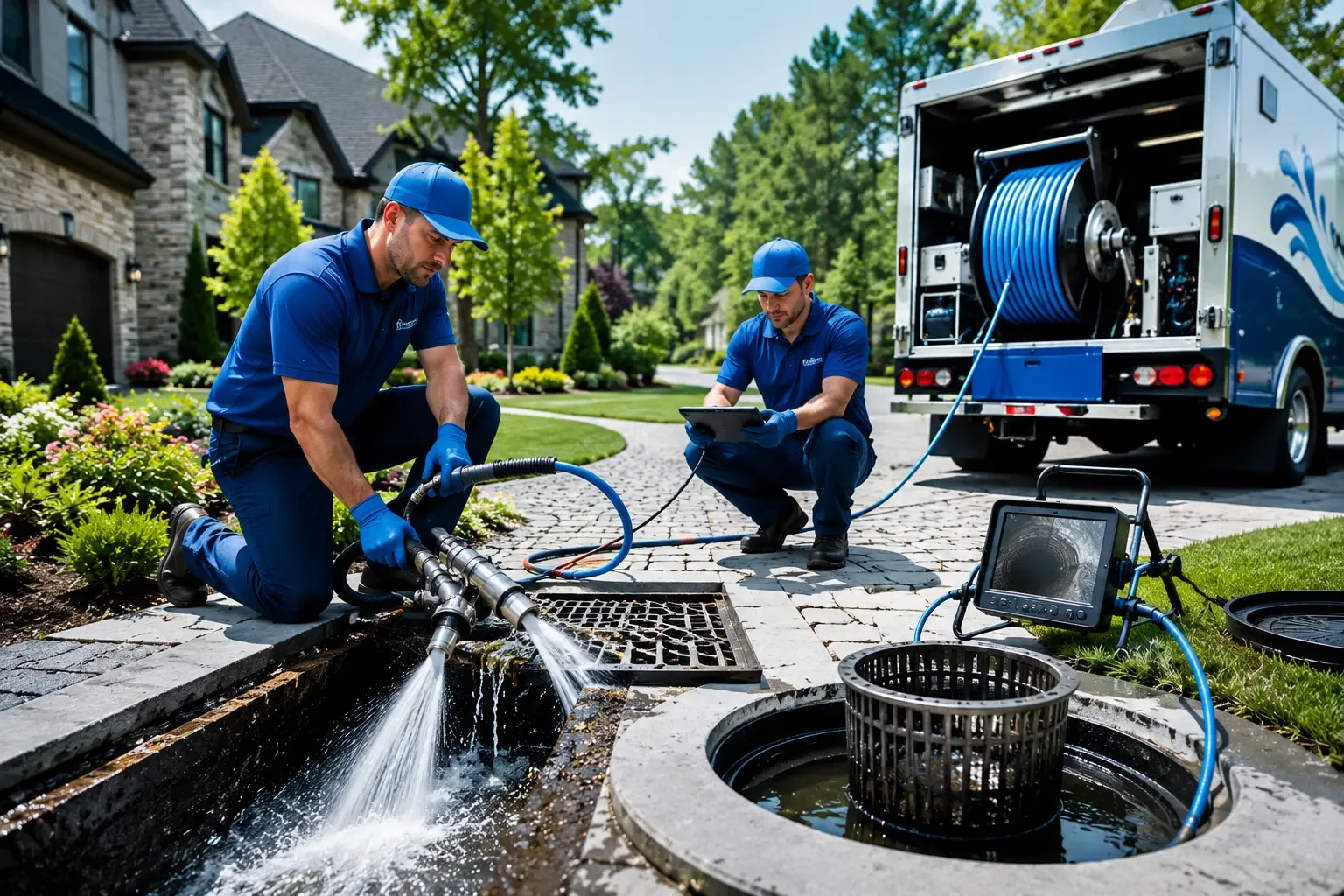 Local outdoor drain cleaning professionals in Clarksville, MI